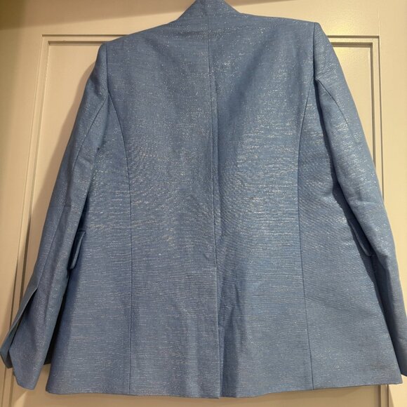 NWT Zadig & Voltaire Lin Sparkle Blazer and Short Set in blue, size 38 (8 US) - Picture 3 of 10